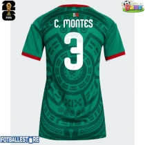 Mexico Cesar Montes #3 Hjemmedrakt Dame VM 2026 Kortermet